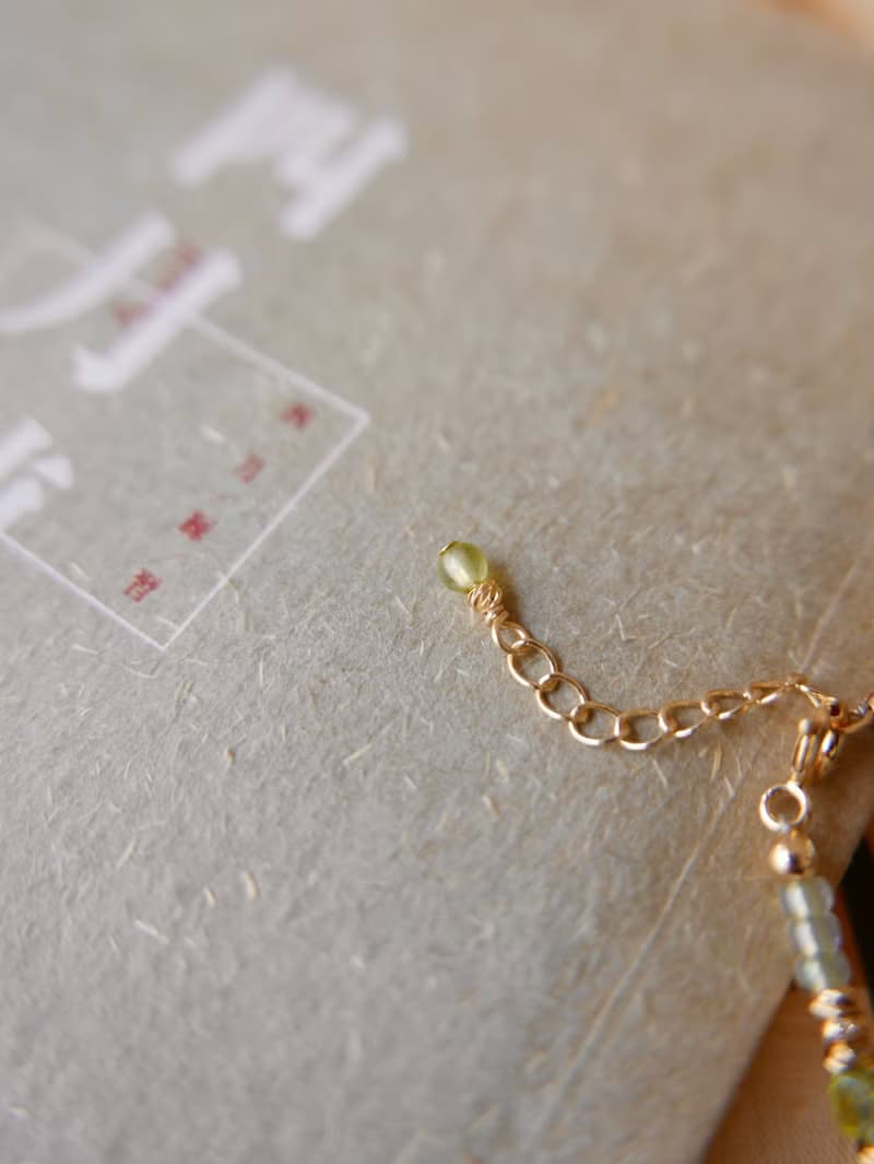 天然石手鍊/綠藍晶/坦桑石