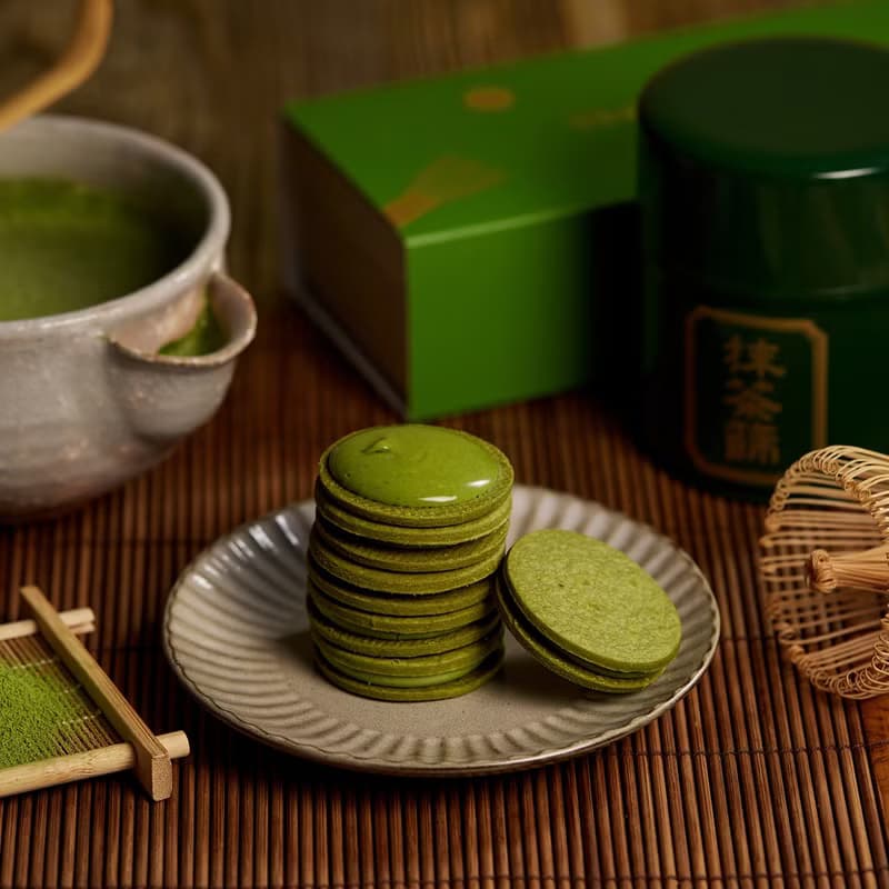 Jonquil X 辻利茶舗TSUJIRI甜巧抹茶小圓餅(奶素)