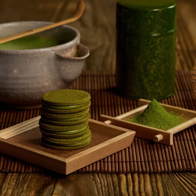 Jonquil X 辻利茶舗TSUJIRI甜巧抹茶小圓餅(奶素)