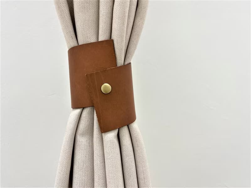 皮革窗簾綁帶//簡約主義//家居裝飾//窗簾//窗簾綁帶