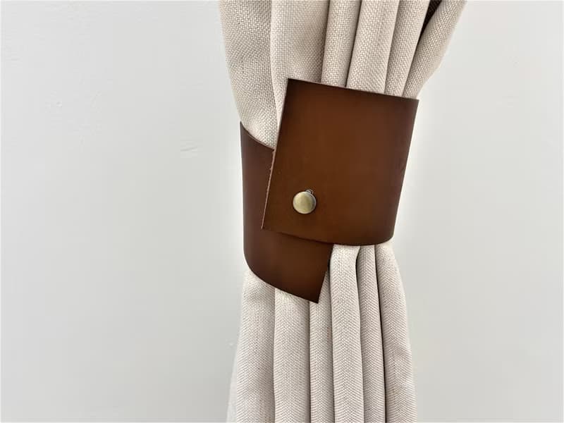 皮革窗簾綁帶//簡約主義//家居裝飾//窗簾//窗簾綁帶