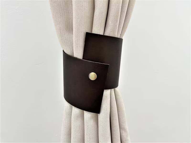 皮革窗簾綁帶//簡約主義//家居裝飾//窗簾//窗簾綁帶