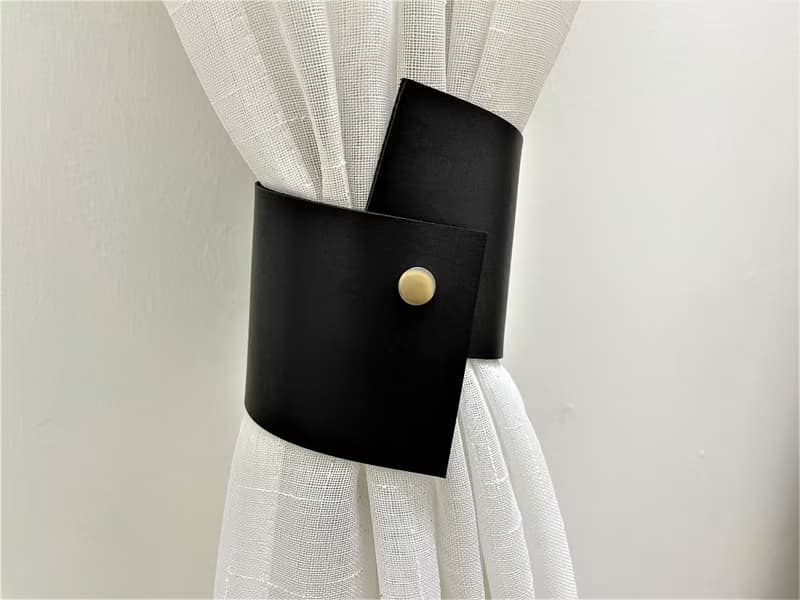 皮革窗簾綁帶//簡約主義//家居裝飾//窗簾//窗簾綁帶