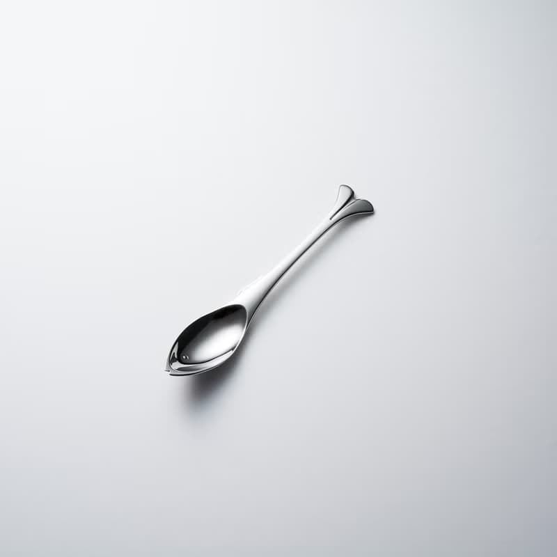 日本山崎金屬 - 釣魚系列 - 不鏽鋼點心匙 (135 mm)