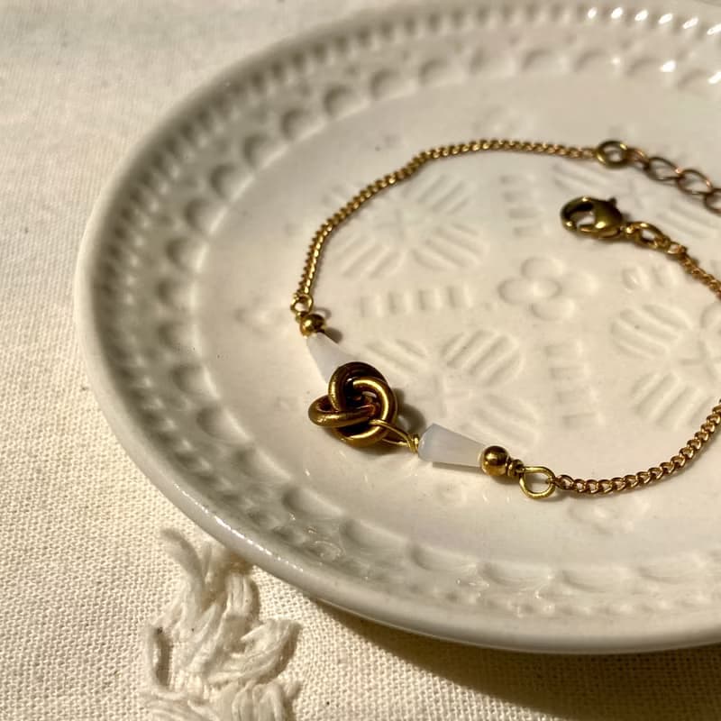 老林雜貨 | 黃銅結手鍊