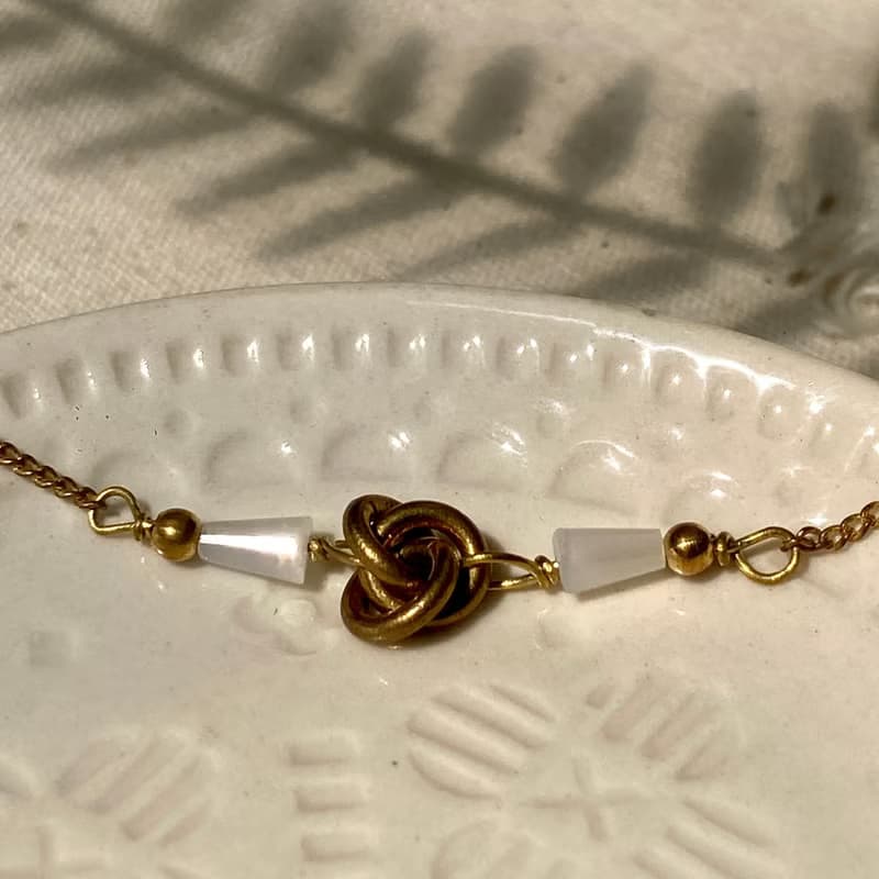 老林雜貨 | 黃銅結手鍊