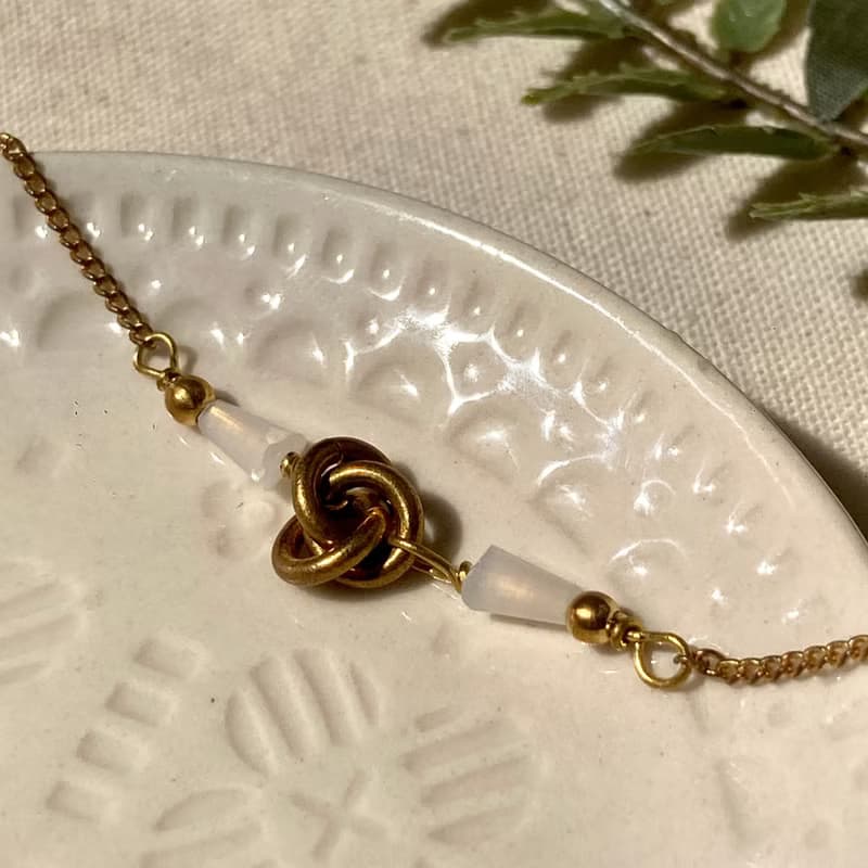 老林雜貨 | 黃銅結手鍊