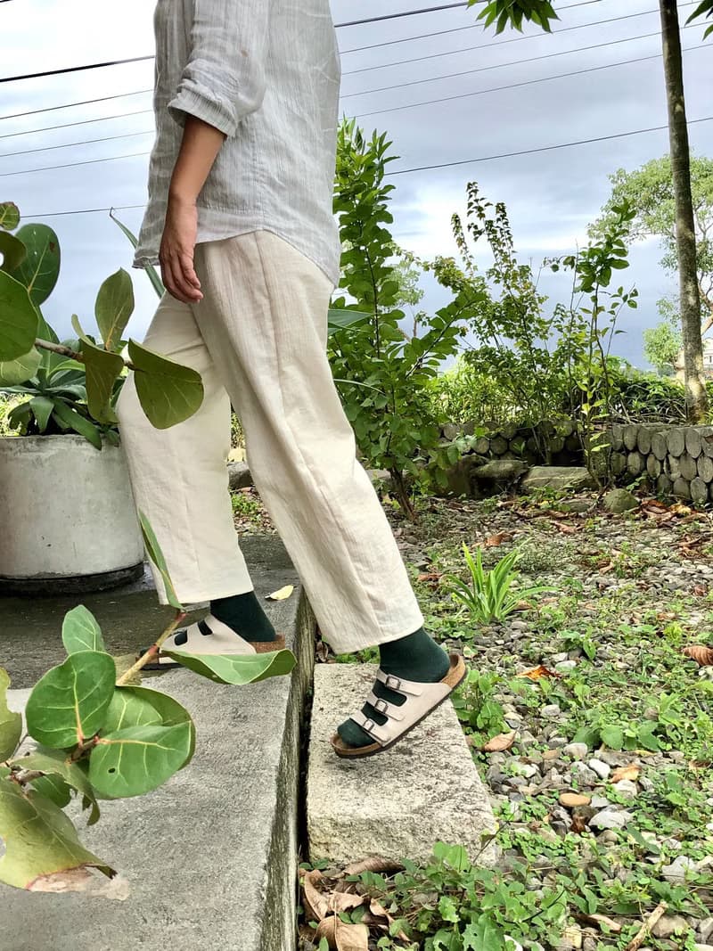 有機棉細管 小管 瑜珈 日常褲