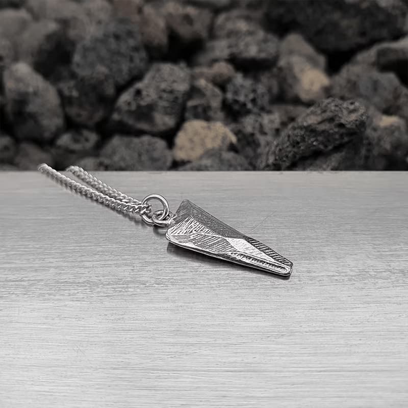 (925 Sterling Silver) Atypical Stone Necklace Ver.2