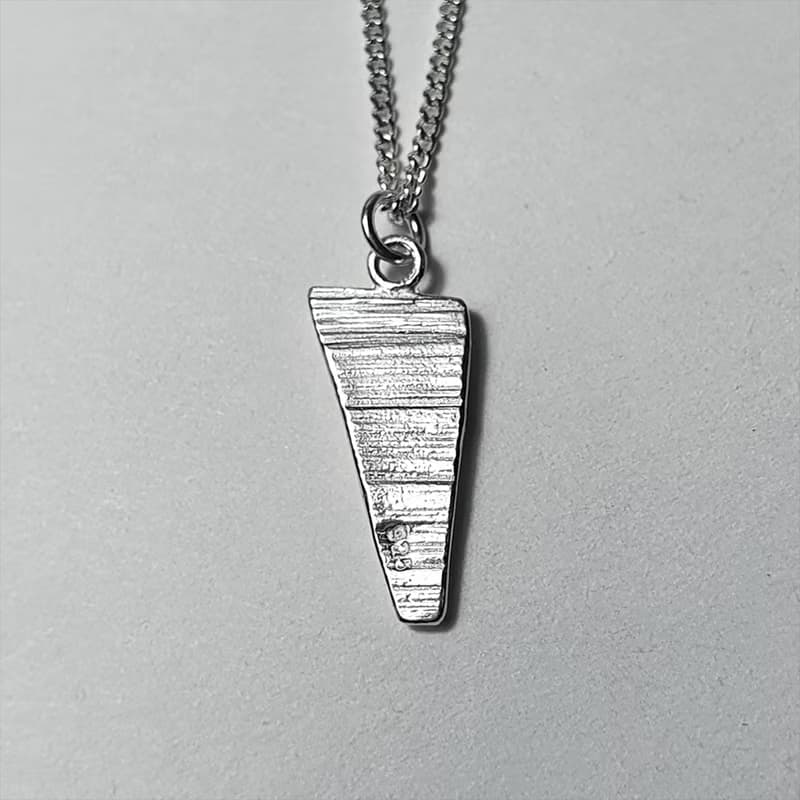 (925 Sterling Silver) Atypical Stone Necklace Ver.2