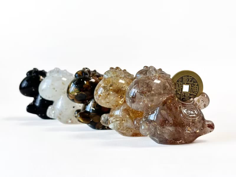 水晶 招財 馬上有錢禮盒組 | 天然石擺飾 | 生日 聖誕禮盒