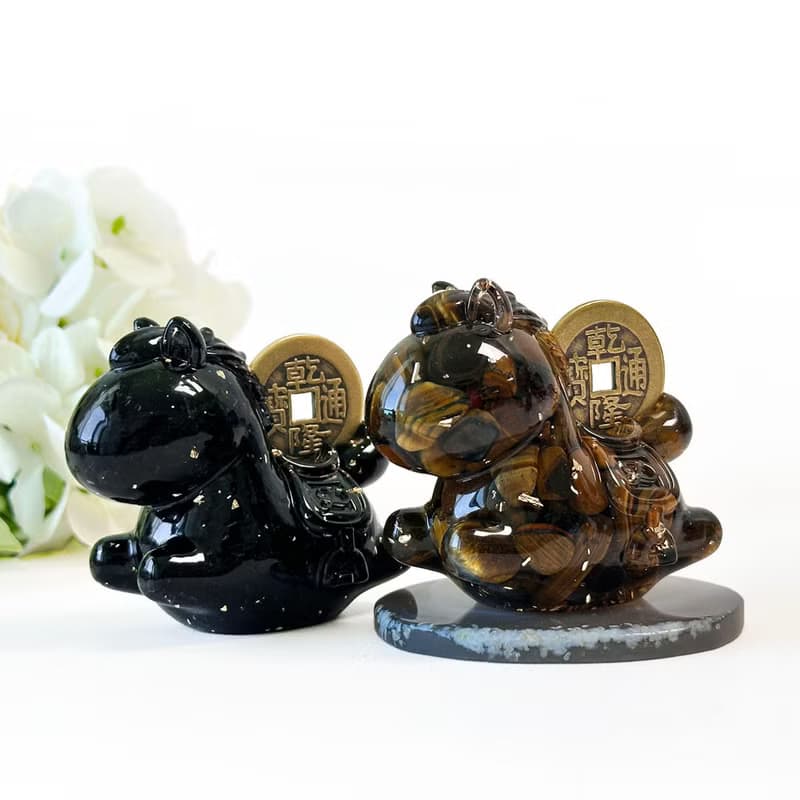 水晶 招財 馬上有錢禮盒組 | 天然石擺飾 | 生日 聖誕禮盒