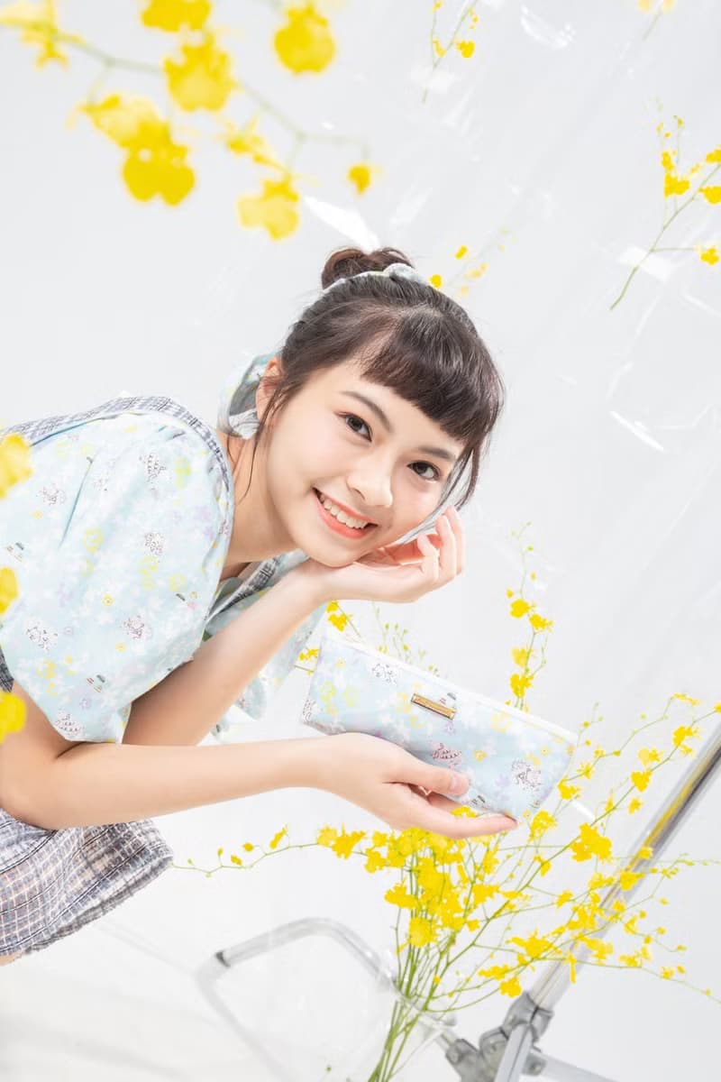 【城市印花-日本千葉】禮物小筆袋 餐具袋 淡水色 莫代爾棉