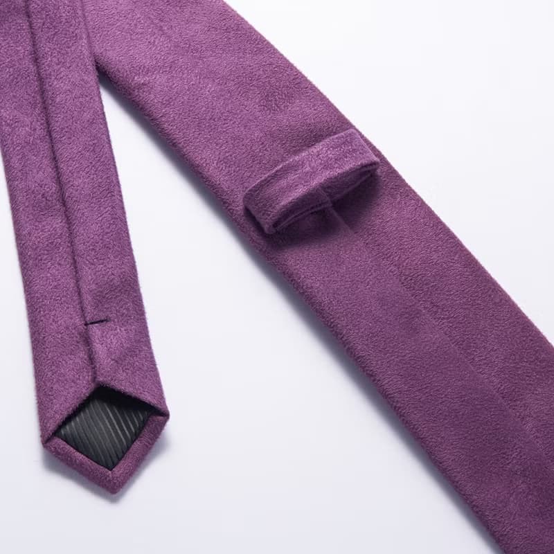 襯衣的犒賞 聚酯系列領帶-紫麂皮絨PS-0003