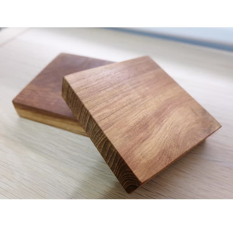 原木。柚木 / 黑胡桃木 / 紅花梨木茶杯墊交換禮物。節日禮物。