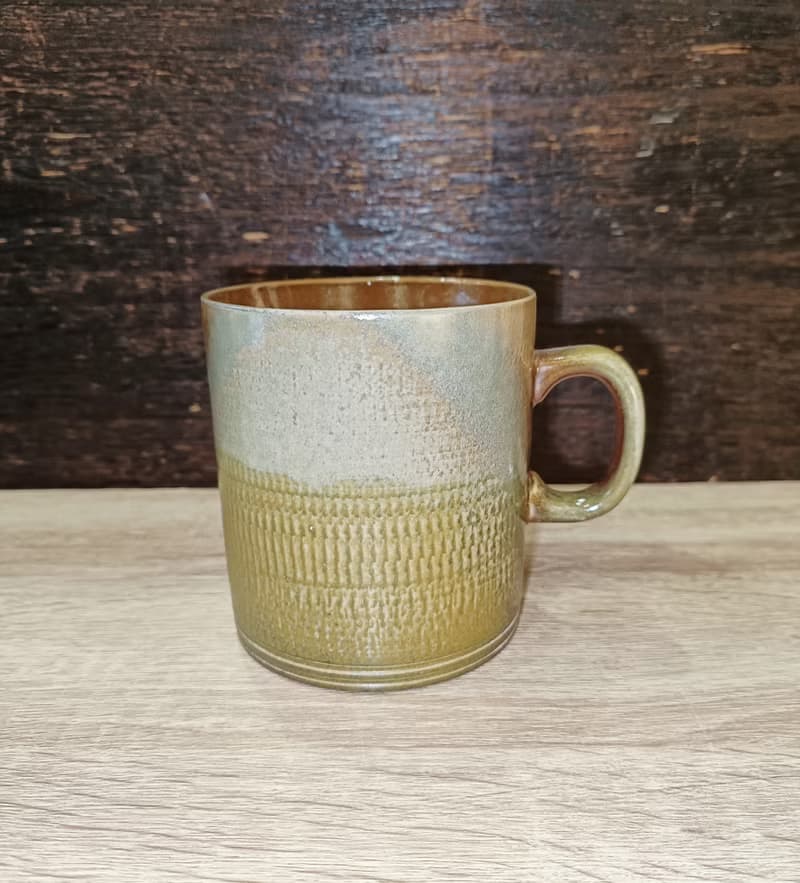 柴燒無釉手作馬克杯-鶯歌李玟叡