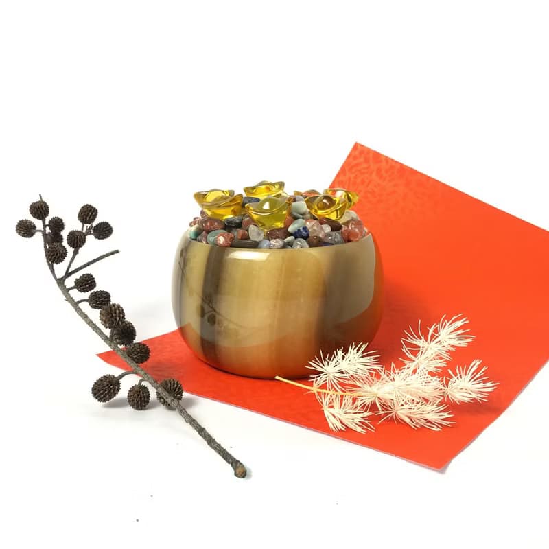 【ARTFINITY大藝石代】桔祥如玉 聚寶盆
