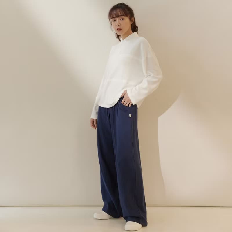 UMORFIL膠原蛋白軟綿毛毛半開襟運動風套裝-共2色
