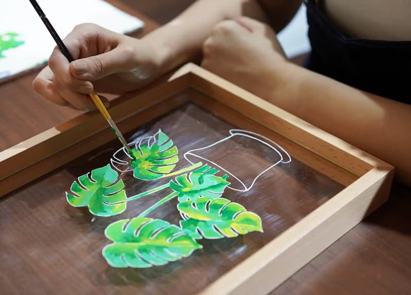 【體驗】IARTS 熱門原創透明系手繪框－植物系列 一人成行