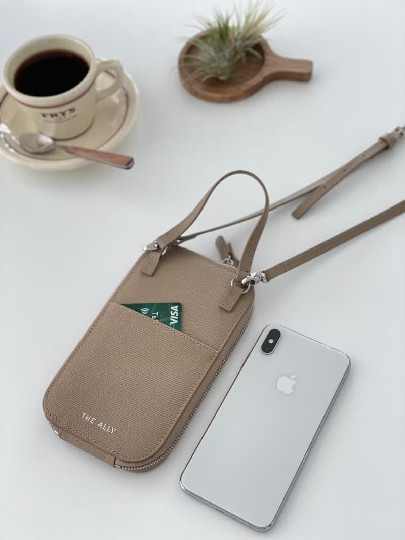 韓國 The Ally | LISHA BAG | 米色 | 側背包 斜孭袋