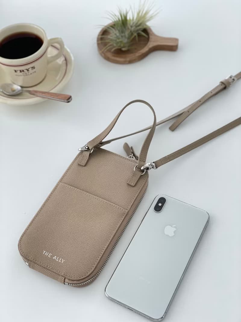 韓國 The Ally | LISHA BAG | 米色 | 側背包 斜孭袋