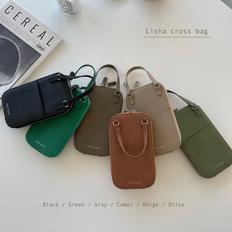 韓國 The Ally | LISHA BAG | 米色 | 側背包 斜孭袋