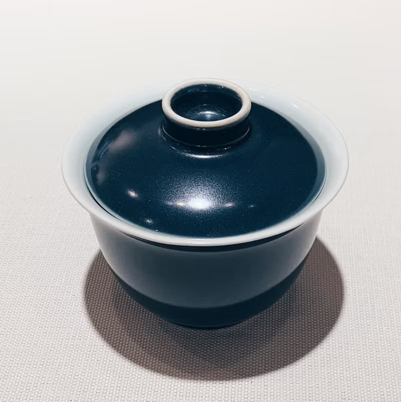 不言美器 單色釉 蓋杯