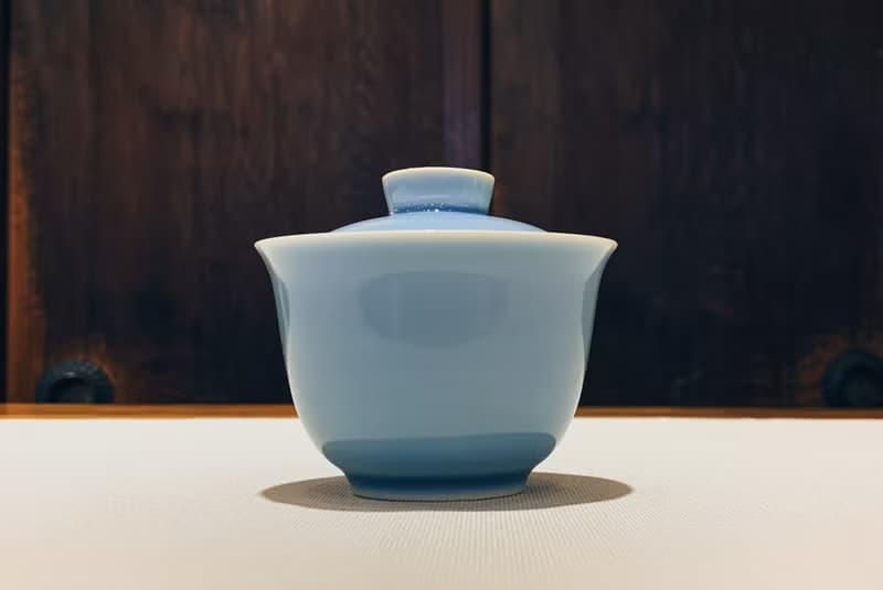 不言美器 單色釉 蓋杯