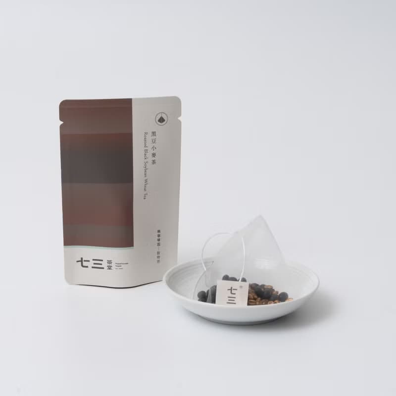 七三茶堂 立體茶包丨黑豆小麥茶 8單入–精裝盒