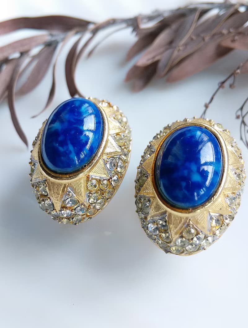 Vintage Jewelry 西洋古董飾品 優雅知性 低調輕奢 夾式耳環