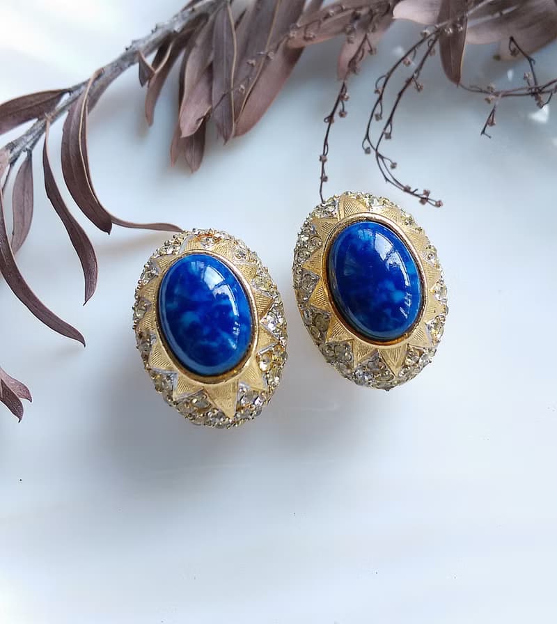 Vintage Jewelry 西洋古董飾品 優雅知性 低調輕奢 夾式耳環