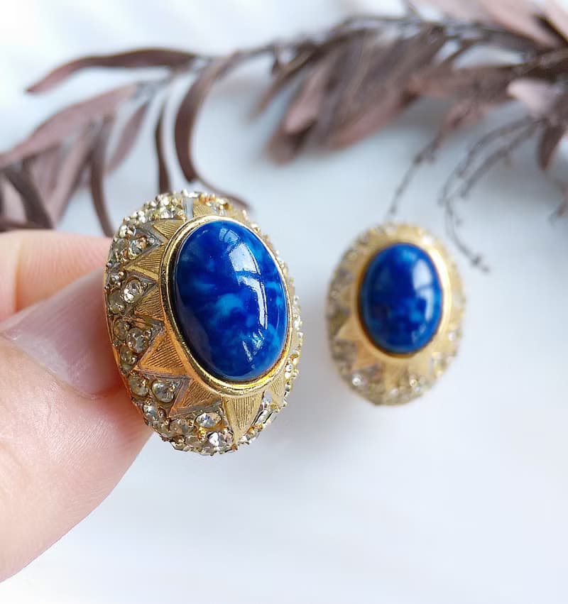 Vintage Jewelry 西洋古董飾品 優雅知性 低調輕奢 夾式耳環