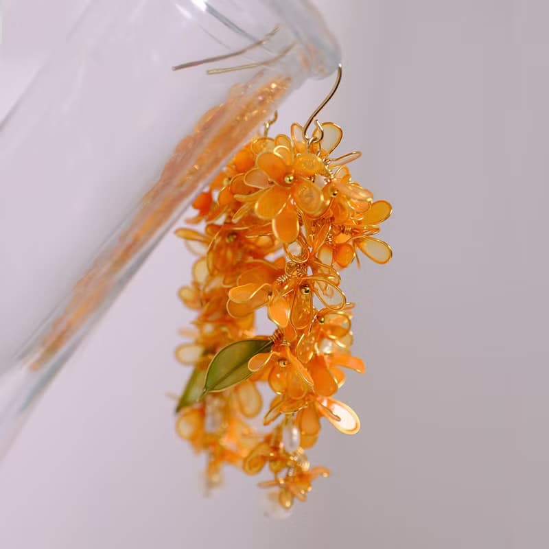 繁花/ 金木樨 / 垂墜.長耳環.存在感