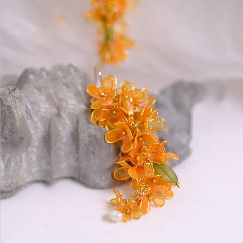 繁花/ 金木樨 / 垂墜.長耳環.存在感