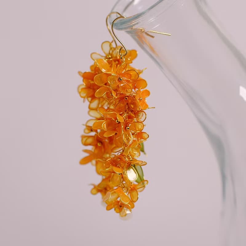 繁花/ 金木樨 / 垂墜.長耳環.存在感