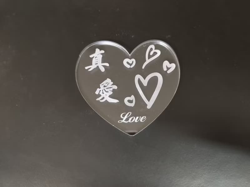 水晶膠片杯墊 真愛  連精美展示盒