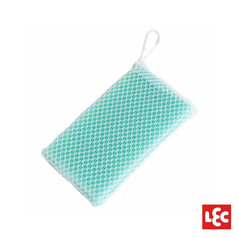 【日本LEC】食器清潔海綿(藍綠&粉紅隨機出貨)