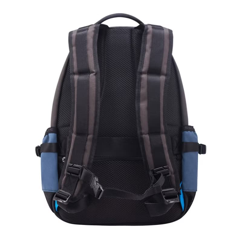 Solis Ones系列13吋電腦後背包-鵲灰藍-可套行李箱拉桿