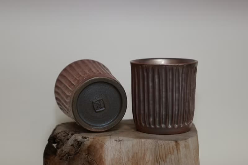 柴燒對杯/握杯/品茗杯/150ml/瀧間拾光