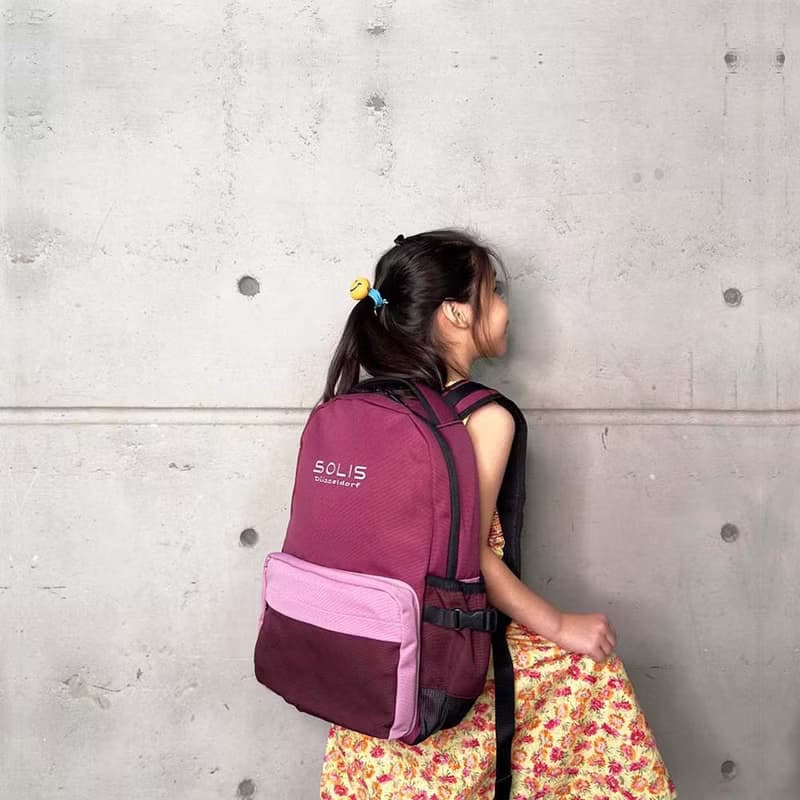 Solis Ones系列13吋電腦後背包-蘇芳紫-可套行李箱拉桿