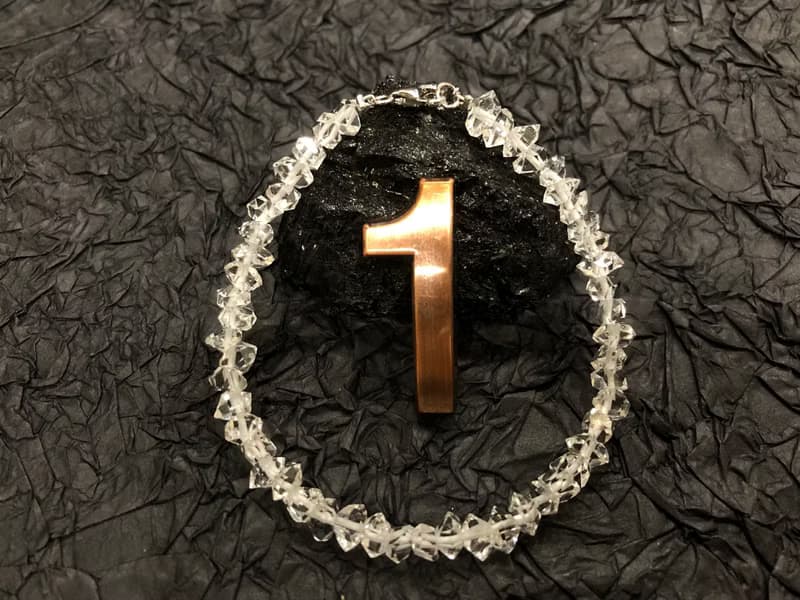 快速出貨 天然赫基蒙水晶 美國閃靈鑽手鍊  高等級清透進全美 6mm