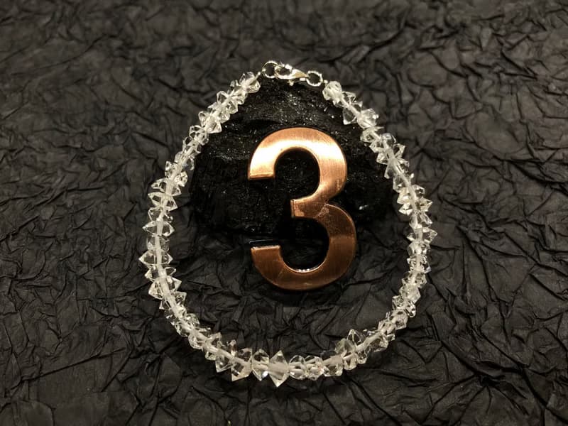 快速出貨 天然赫基蒙水晶 美國閃靈鑽手鍊  高等級清透進全美 6mm