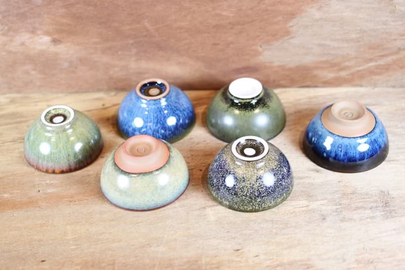 【母親節禮物】彩虹六色 天目圓滿茶杯組 鶯歌名家葉敏祥作品