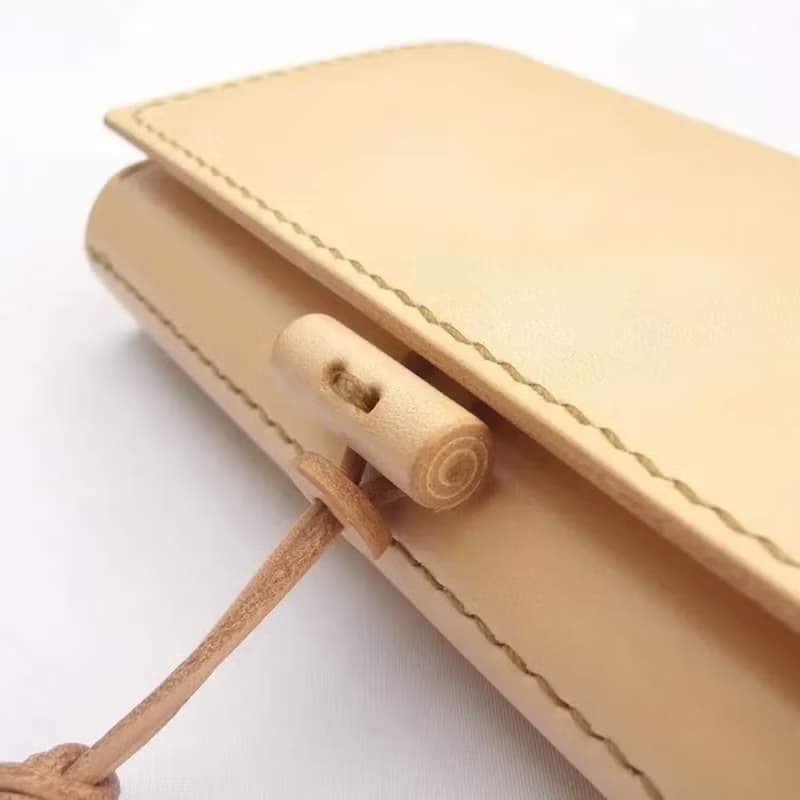 長財布【void/ぼいど】ヌメ革 大容量 お財布ショルダー 手縫い 手作り