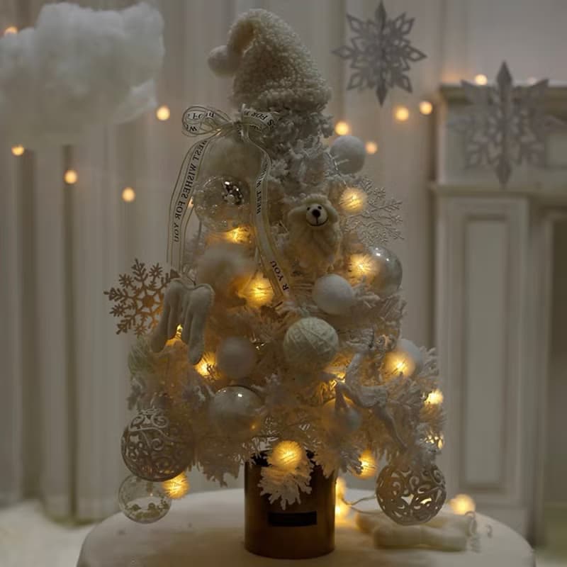 植絨下雪款白色聖誕樹 12/3結束預購 精緻仿真誕樹 聖誕節裝飾