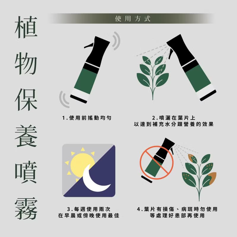 │ 葉面肥料 │ 1%植物保養噴霧 - 顯色茁壯 天然萃取 寵物友善