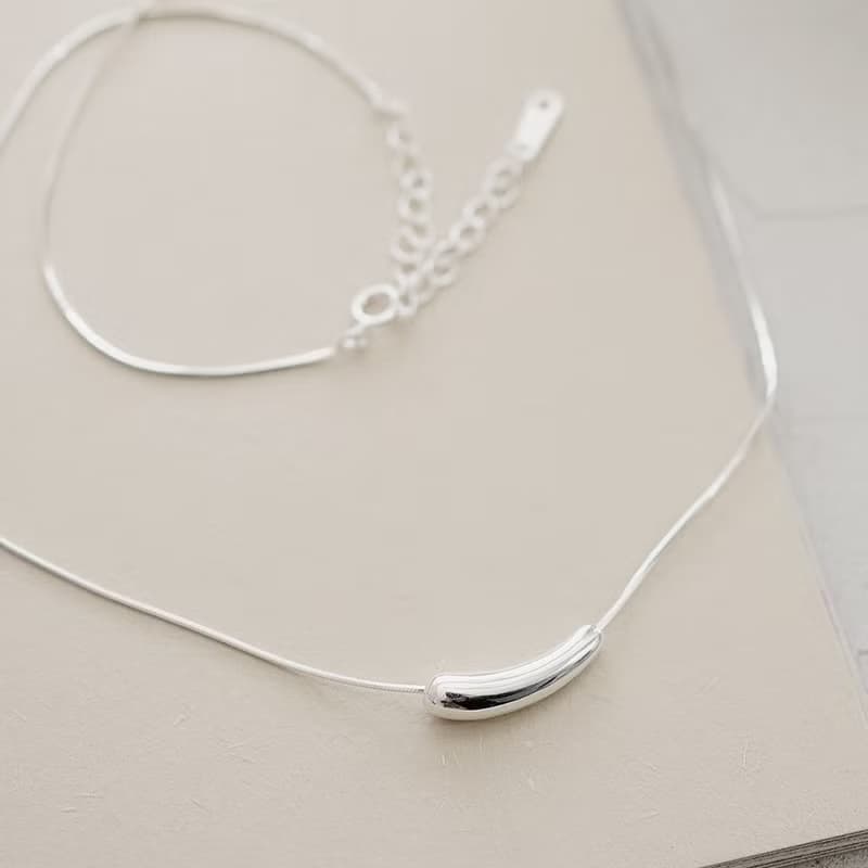 【飾品禮盒二入組】幸福之石純銀項鍊手鍊 碧璽水晶手串 情人節禮