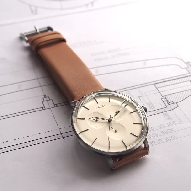 簡約設計手錶 5103 | 真皮錶帶
