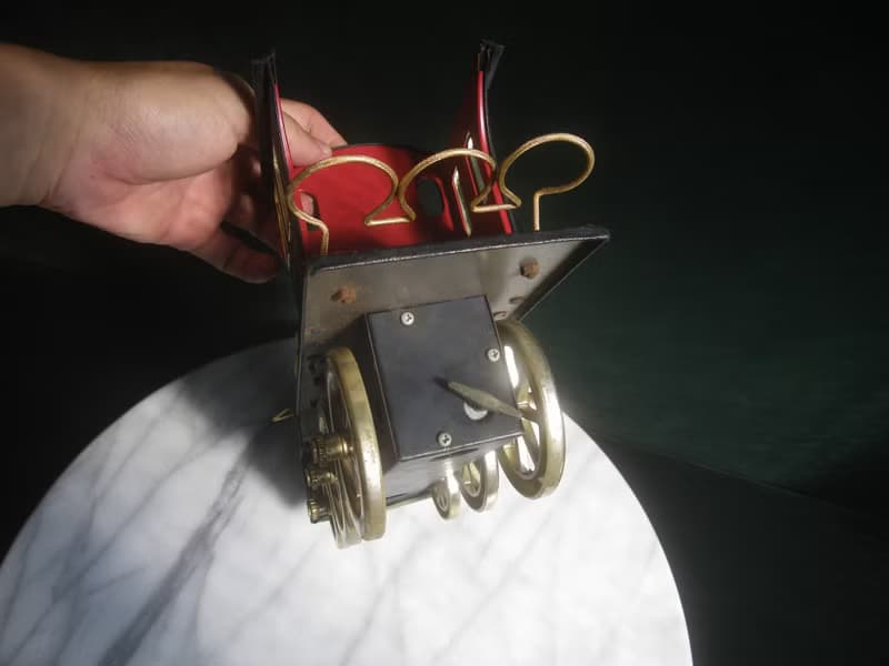 【老時光 OLD-TIME】早期二手台灣製蒸汽火車玻璃酒瓶酒杯組擺飾