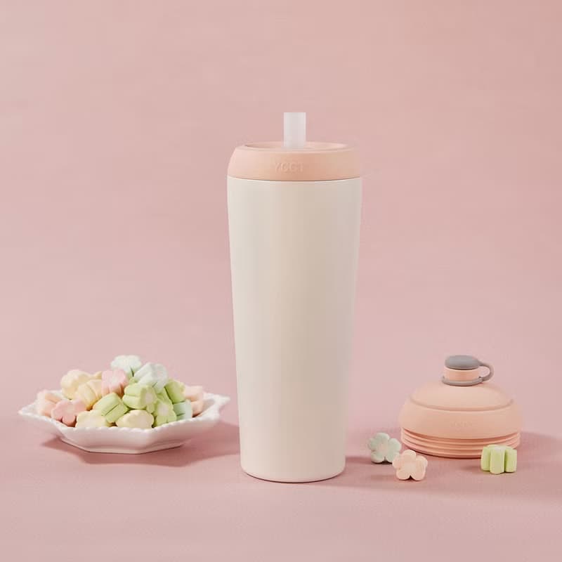 【組合優惠】YCCT 速吸杯2代720ml + 飲料提袋包覆款 - 保冰保溫